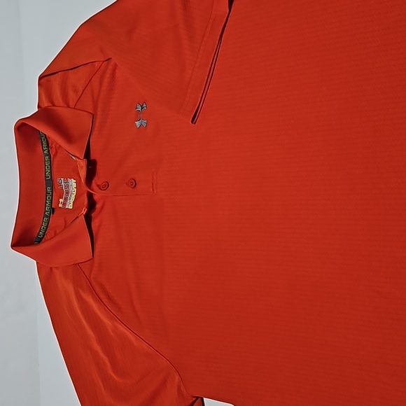 Under Armour Catalyst Heat Gear Loose Polo Short Sleeve Shirt Size L #M-157 - Picture 3 of 13